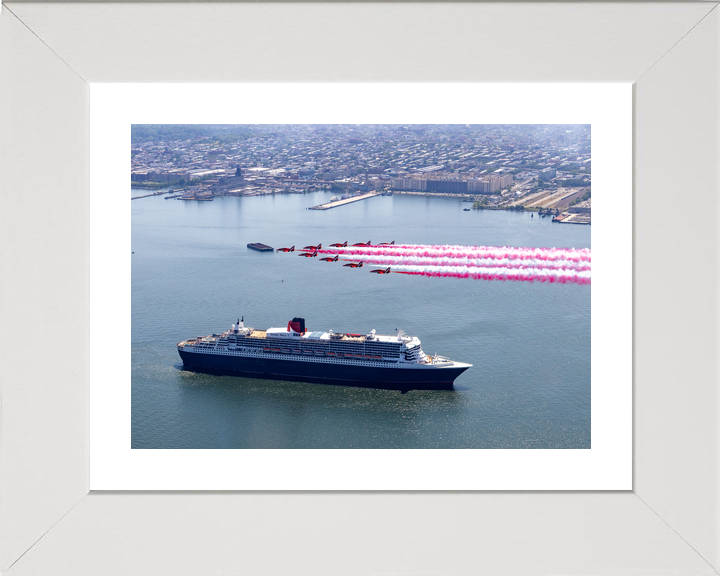 RAF Red Arrows Over Queen Mary 2 July 2026