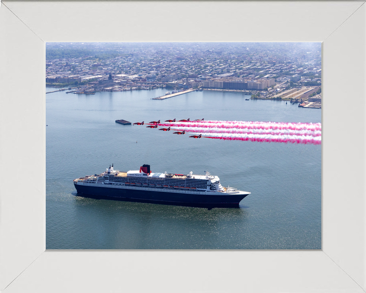 RAF Red Arrows Over Queen Mary 2 July 2026