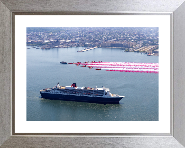 RAF Red Arrows Over Queen Mary 2 July 2026