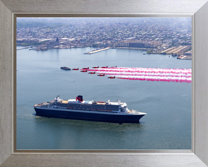 RAF Red Arrows Over Queen Mary 2 July 2026