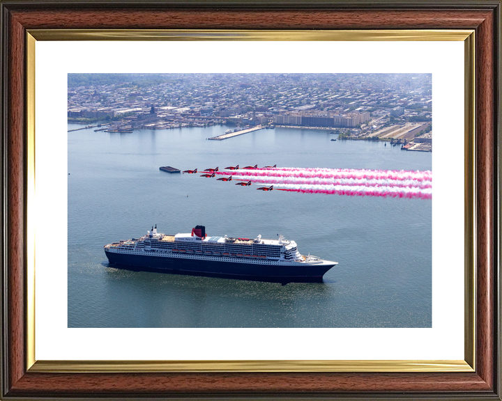 RAF Red Arrows Over Queen Mary 2 July 2026