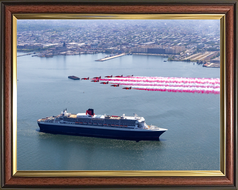 RAF Red Arrows Over Queen Mary 2 July 2026