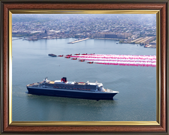 RAF Red Arrows Over Queen Mary 2 July 2026