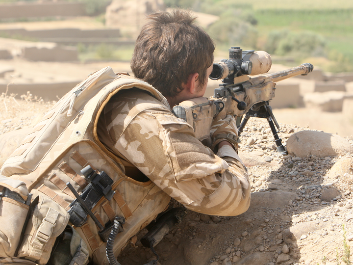 British Army 2 PARA Sniper Op Oqab Tsuka August 2008