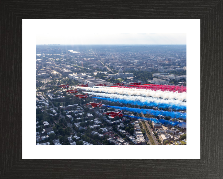 RAF Red Arrows Fly Over Washington DC July 2026