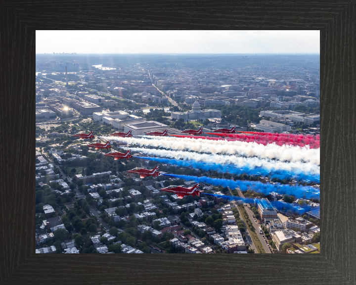 RAF Red Arrows Fly Over Washington DC July 2026