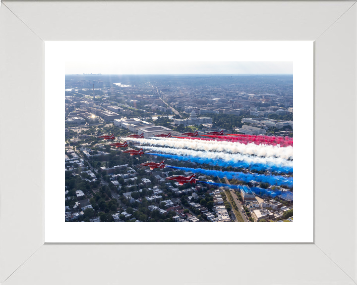 RAF Red Arrows Fly Over Washington DC July 2026
