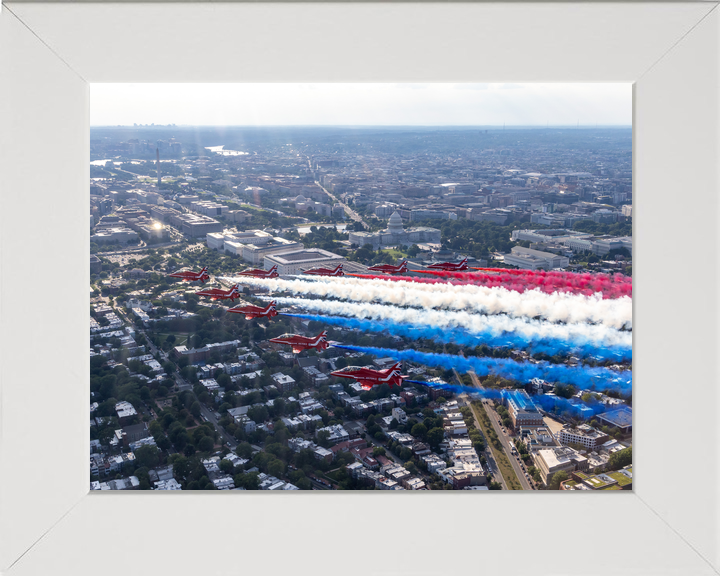 RAF Red Arrows Fly Over Washington DC July 2026