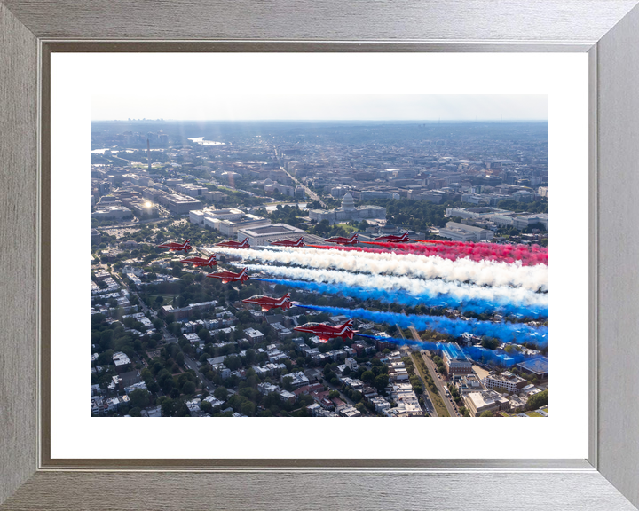 RAF Red Arrows Fly Over Washington DC July 2026