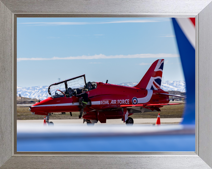 RAF Red Arrows Hawk Jet Iqaluit Airport Canada 2026