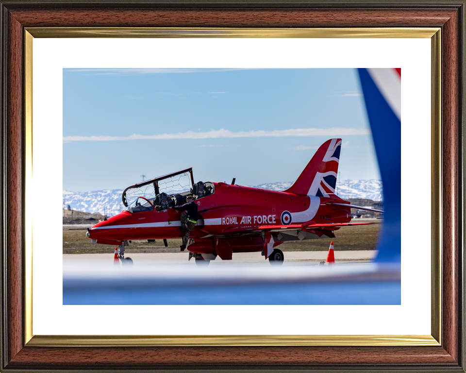 RAF Red Arrows Hawk Jet Iqaluit Airport Canada 2026