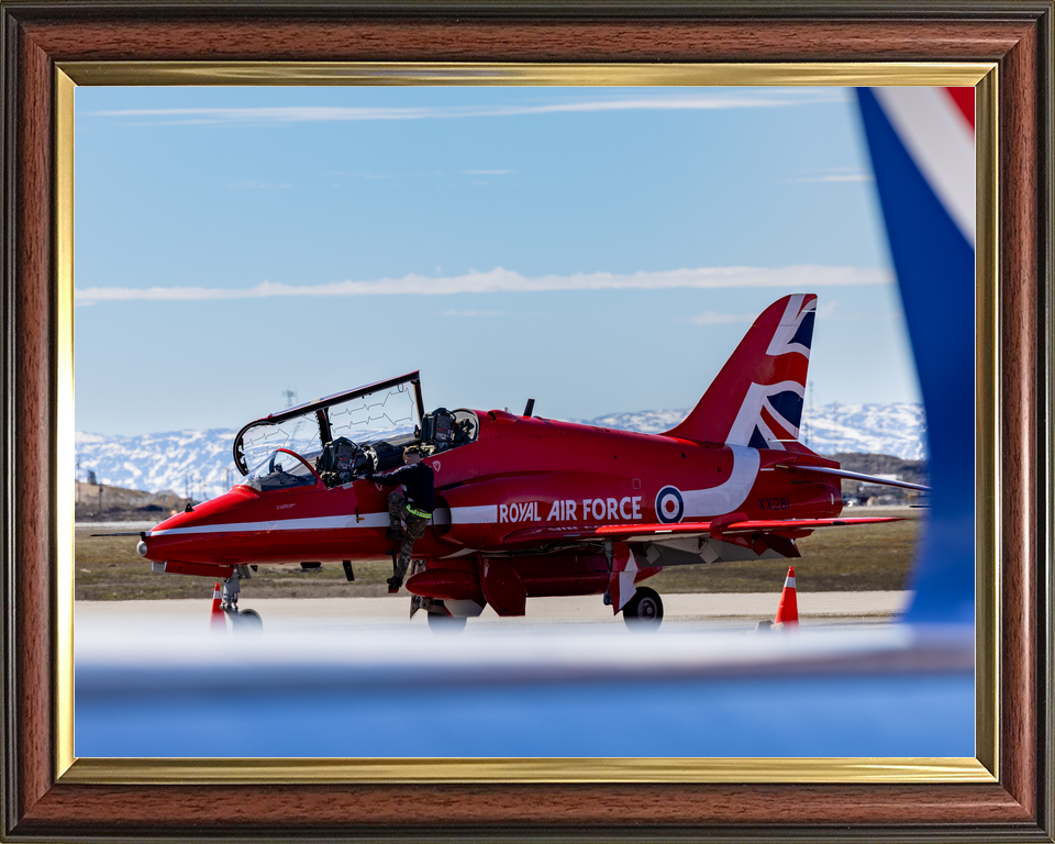 RAF Red Arrows Hawk Jet Iqaluit Airport Canada 2026