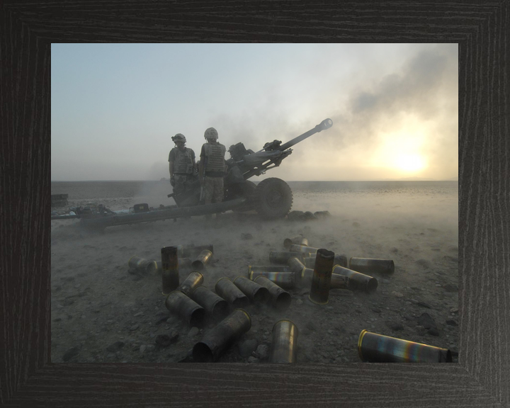 British Army 19 Regiment RA Light Gun Op Chakush July 2007