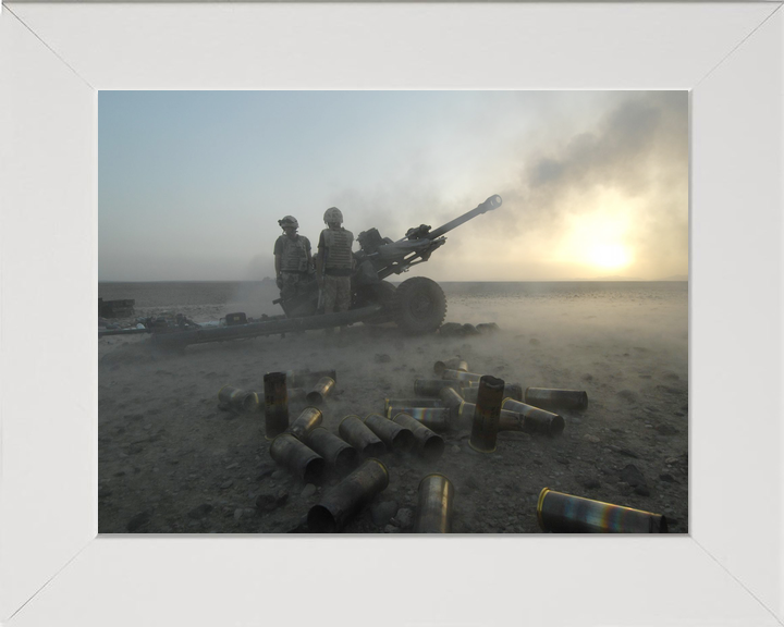 British Army 19 Regiment RA Light Gun Op Chakush July 2007