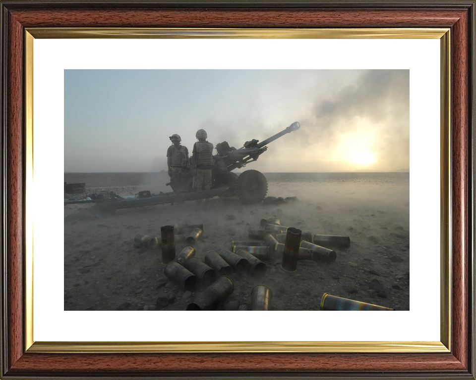 British Army 19 Regiment RA Light Gun Op Chakush July 2007