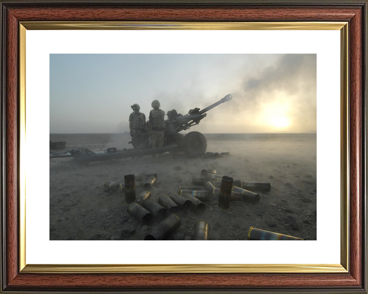 British Army 19 Regiment RA Light Gun Op Chakush July 2007
