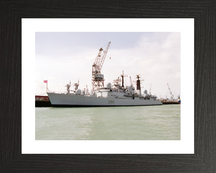 HMS Glasgow (D88) Royal Navy Type 42 Destroyer Alongside Portsmouth Photo Print Wall Art Decor - Posters, Prints, & Visual Artwork - by Hampshire Prints (image 2 of 9)