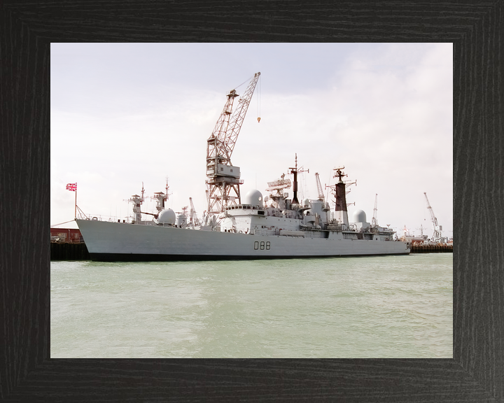 HMS Glasgow (D88) Royal Navy Type 42 Destroyer Alongside Portsmouth Photo Print Wall Art Decor - Posters, Prints, & Visual Artwork - by Hampshire Prints (image 3 of 9)