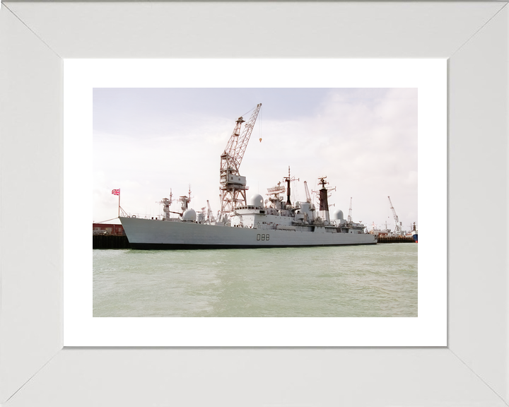 HMS Glasgow (D88) Royal Navy Type 42 Destroyer Alongside Portsmouth Photo Print Wall Art Decor - Posters, Prints, & Visual Artwork - by Hampshire Prints (image 4 of 9)