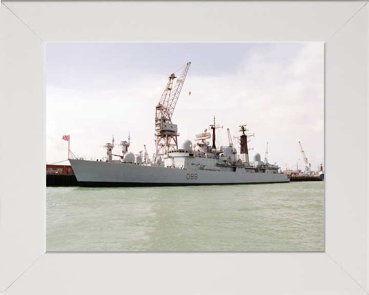 HMS Glasgow (D88) Royal Navy Type 42 Destroyer Alongside Portsmouth Photo Print Wall Art Decor - Posters, Prints, & Visual Artwork - by Hampshire Prints (image 5 of 9)