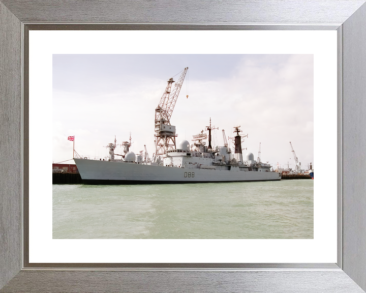 HMS Glasgow (D88) Royal Navy Type 42 Destroyer Alongside Portsmouth Photo Print Wall Art Decor - Posters, Prints, & Visual Artwork - by Hampshire Prints (image 6 of 9)