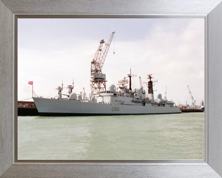 HMS Glasgow (D88) Royal Navy Type 42 Destroyer Alongside Portsmouth Photo Print Wall Art Decor - Posters, Prints, & Visual Artwork - by Hampshire Prints (image 7 of 9)