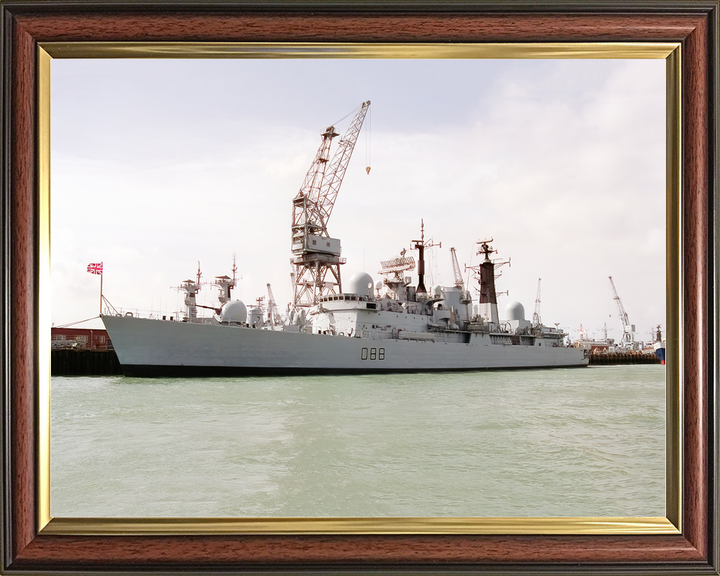 HMS Glasgow (D88) Royal Navy Type 42 Destroyer Alongside Portsmouth Photo Print Wall Art Decor - Posters, Prints, & Visual Artwork - by Hampshire Prints (image 9 of 9)