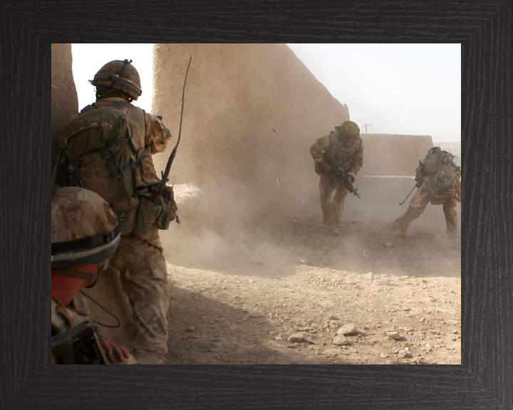 British Army 3 PARA Under Fire Oqab Tsuka August 2008