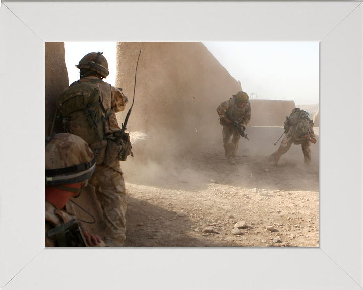 British Army 3 PARA Under Fire Oqab Tsuka August 2008