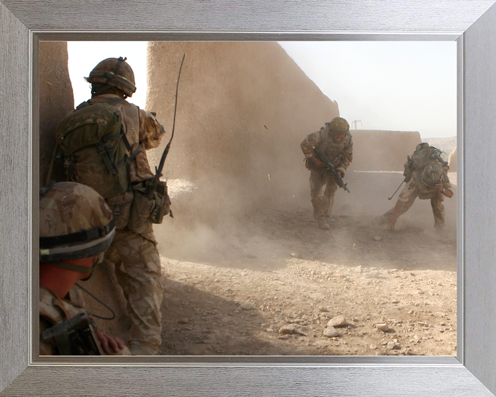 British Army 3 PARA Under Fire Oqab Tsuka August 2008