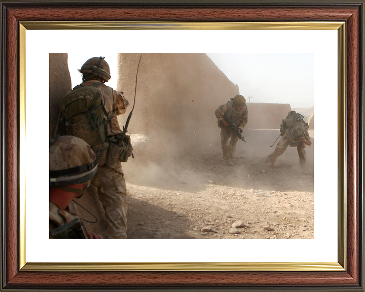 British Army 3 PARA Under Fire Oqab Tsuka August 2008