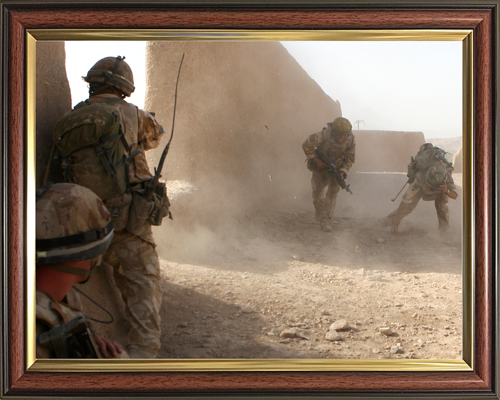British Army 3 PARA Under Fire Oqab Tsuka August 2008