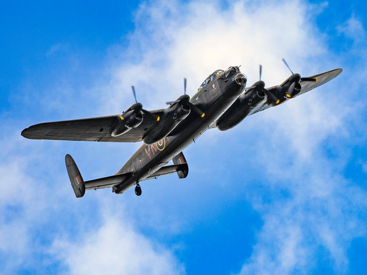 RAF Lancaster Bomber in Flight Sept 2025 Royal Air Force Aircraft Photo Print Wall Art Aviation Decor UK Posters, Prints, & Visual Artwork Hampshire Prints 6 x 4 No Frame No
