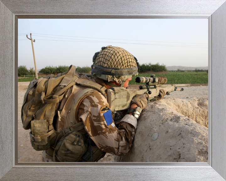 British Army 2 PARA Sniper FOB Inkerman Sangin August 2008