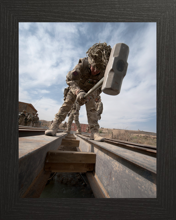 British Army 21 Engineer Regt Bridge Gereshk October 2012
