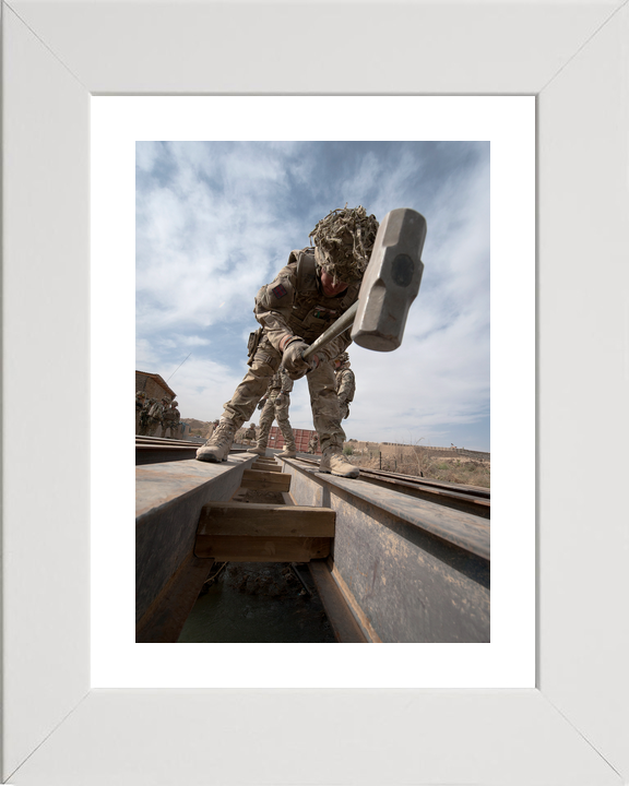 British Army 21 Engineer Regt Bridge Gereshk October 2012
