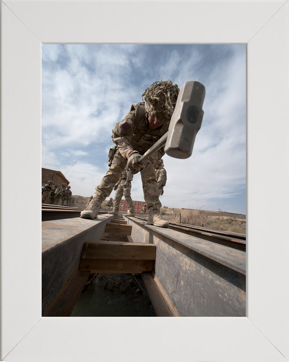 British Army 21 Engineer Regt Bridge Gereshk October 2012