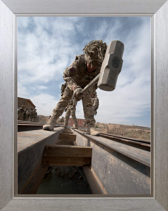British Army 21 Engineer Regt Bridge Gereshk October 2012