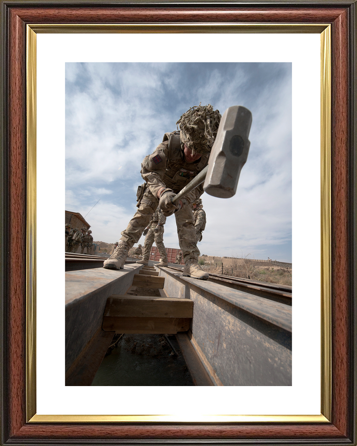 British Army 21 Engineer Regt Bridge Gereshk October 2012