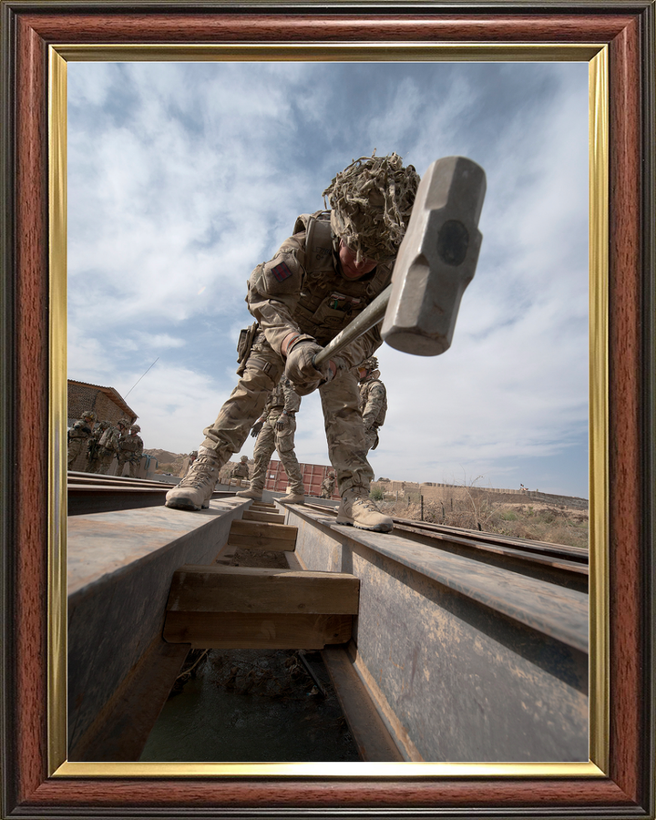 British Army 21 Engineer Regt Bridge Gereshk October 2012