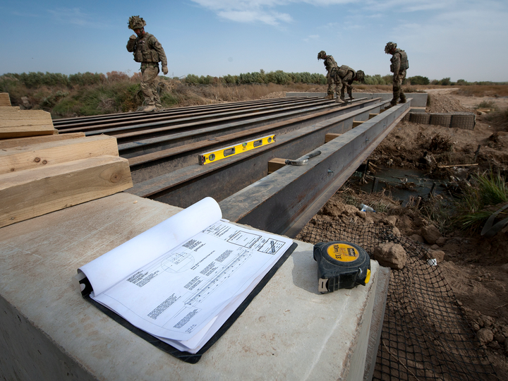 British Army 21 Engineer Regt Bridge Plans October 2012