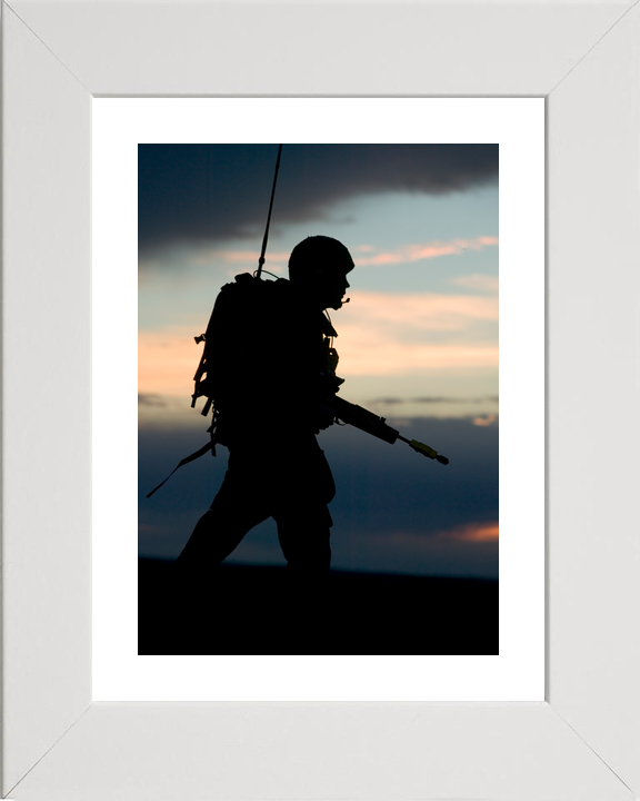 British Army 1 RRF Fusilier Silhouette BATUS May 2005