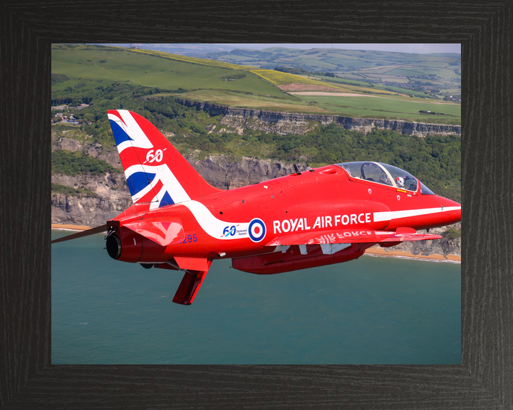 RAF Red Arrows Hawk XX295 Coastal Cliffs D-Day 80 June 2024