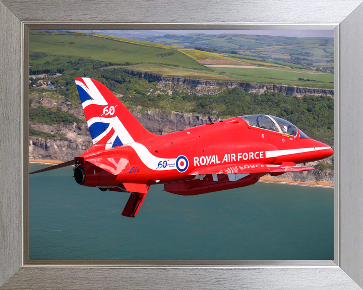 RAF Red Arrows Hawk XX295 Coastal Cliffs D-Day 80 June 2024