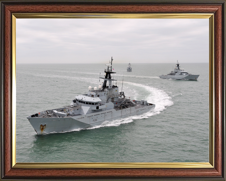 HMS Tyne P281 River Class Patrol Vessel February 2012 Hard Turn Photo Print - Posters, Prints, & Visual Artwork - by Hampshire Prints (image 9 of 9)