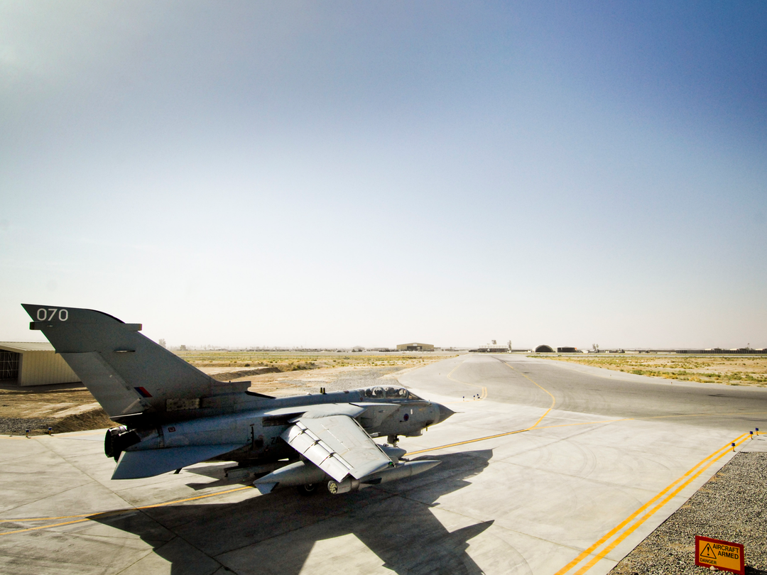 RAF Tornado GR4 on a runway in Afghanistan Royal Air Force Aircraft Photo Print Wall Art Aviation Decor UK Posters, Prints, & Visual Artwork Hampshire Prints 6 x 4 No Frame No