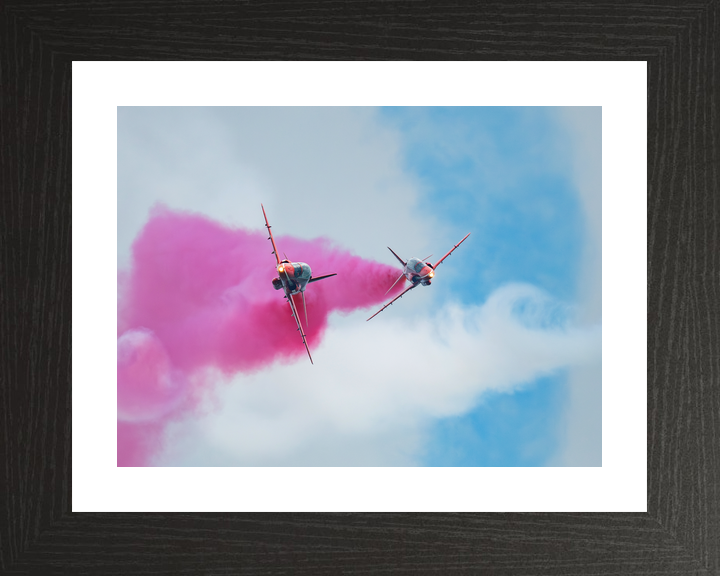 RAF Red Arrows Two Hawks Head-On Detonator Midlands May 2024