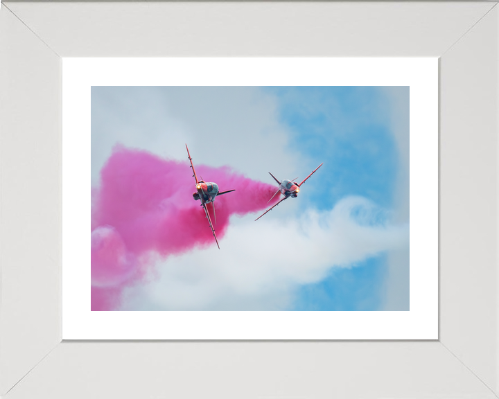 RAF Red Arrows Two Hawks Head-On Detonator Midlands May 2024