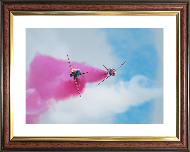 RAF Red Arrows Two Hawks Head-On Detonator Midlands May 2024