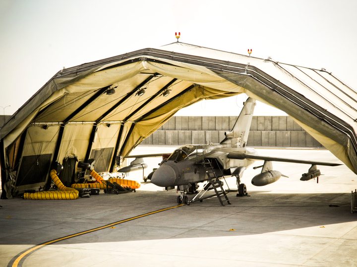 RAF Tornado GR4 in a Rubb Hangar Photo Print Royal Air Force Aircraft Wall Art Aviation Decor Posters, Prints, & Visual Artwork Hampshire Prints 6 x 4 No Frame No